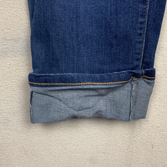 Liverpool the crop womens size 8 29 medium jeans denim cuffed blue casual - Picture 6 of 9